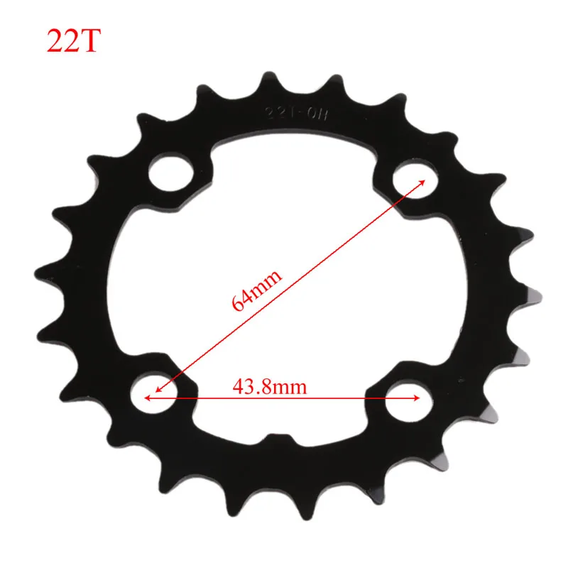 MTB Велосипедное кольцо цепи велосипеда цепное 22 T/32 T/42 T/44 T для SHIMANO Crankset New | Спорт и