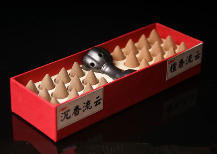 reflux tower incense sandalwood smoked flavor aloes cone set Smoke Cloud View. |