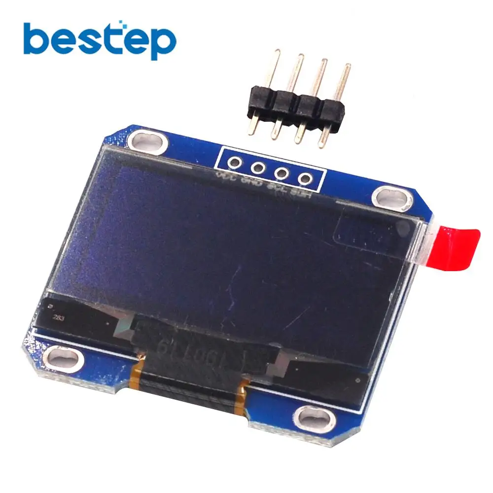 4PIN 1 3 &quot1 дюймов IIC I2C серийный 128x64 SSH1106 OLED ЖК-дисплей белый/синий экран модуль для