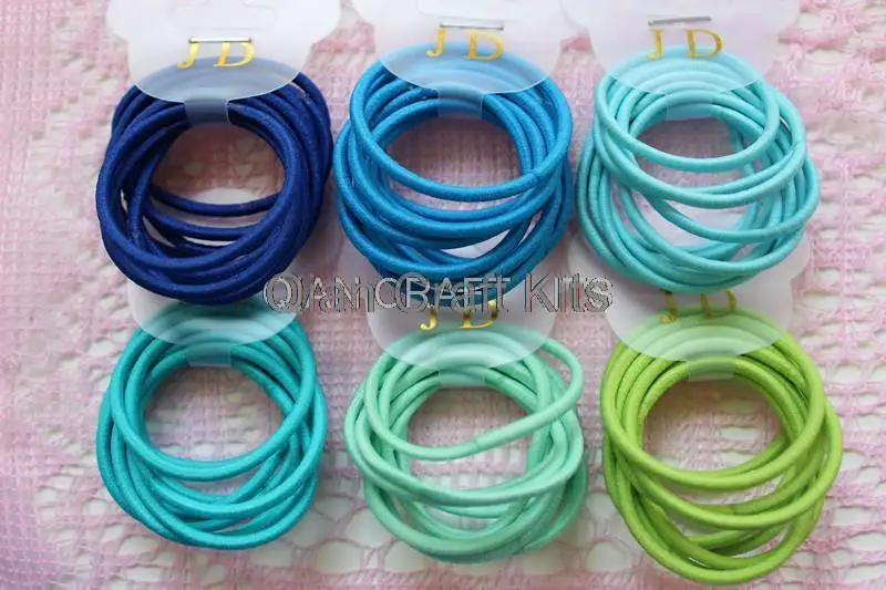 500 шт. разных цветов взрослая Девочка Детей Крошечные Группы Волос Упругие