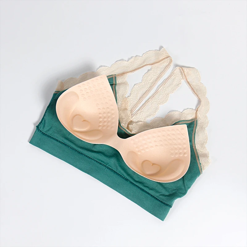 Женский бюстгальтер пуш ап CMENIN без косточек с мягкими кружевами хлопковое нижнее