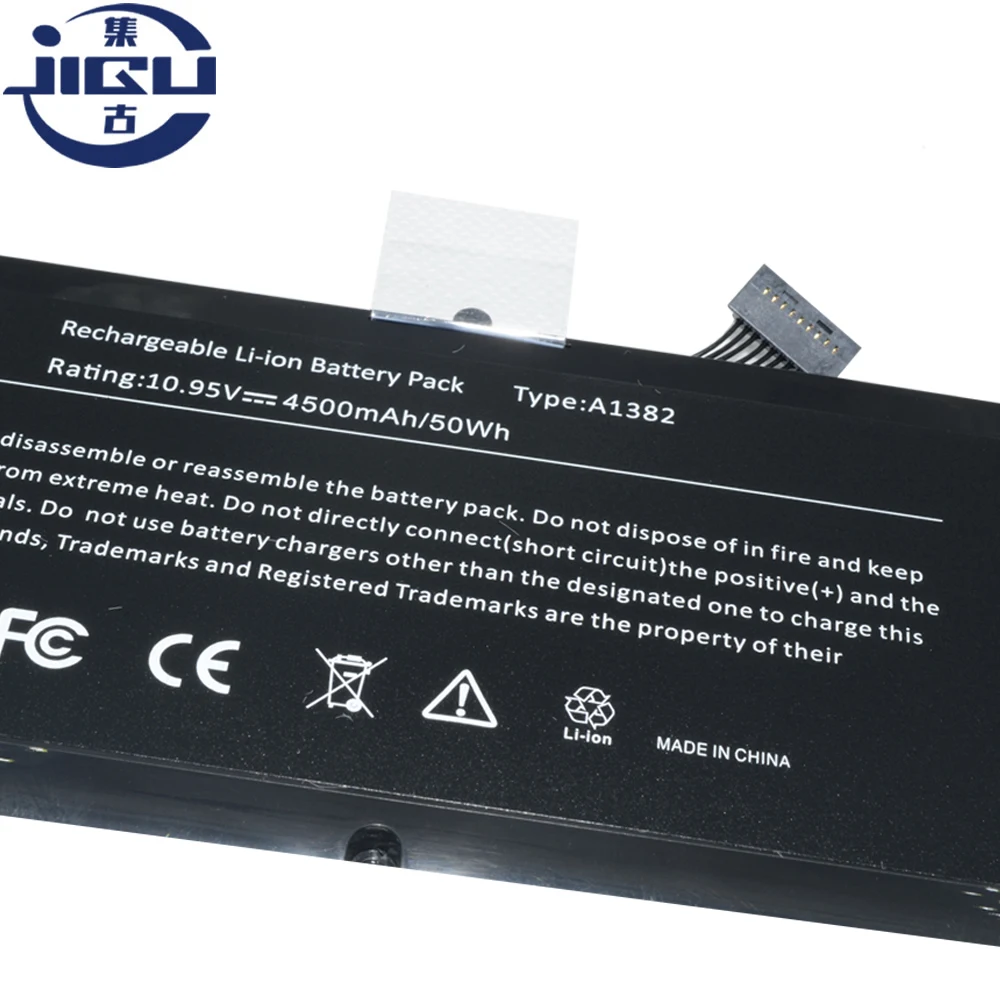 Батарея JIGU A1382 для Apple MacBook Pro Unibody 15 &quot(A1286) MB985LL/A MB986LL/A MC118ZP/A MB986TA/A|a1382 battery|battery a1382for
