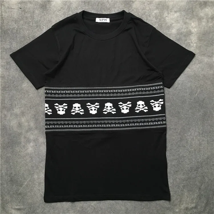 

Новинка, 22 парки, новинка, футболки с черепом и костями MMJ, футболка в стиле хип-хоп, уличные хлопковые футболки для скейтборда, футболка, Топ #...