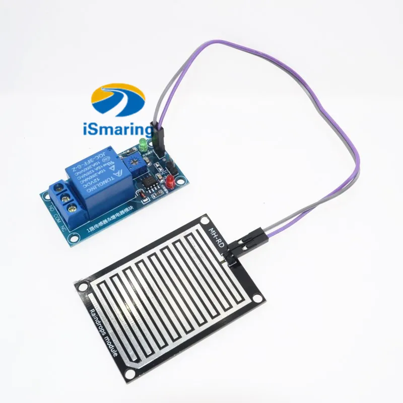 Официальный модуль датчика дождевой воды iSmaring DC 12 В + релейный управления для