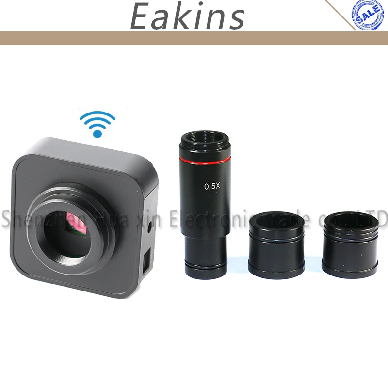 USB WIFI электронный окуляр видео микроскоп камера 0.5X C Mount Поддержка IOS Android телефон