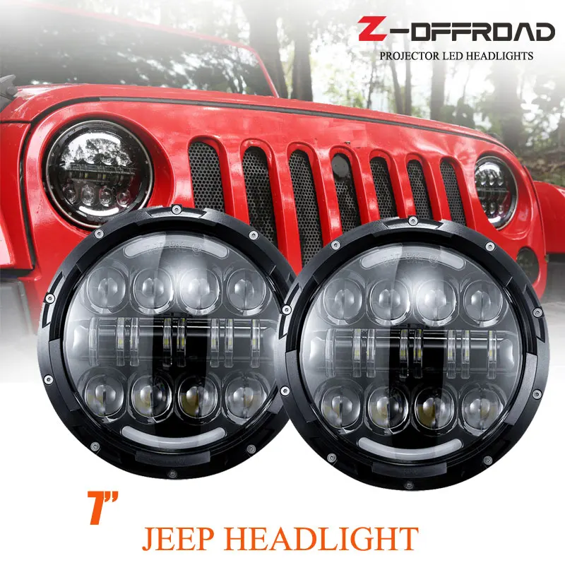 Для Lada 4x4 urban Niva 7 дюймов LED H4 фара с DRL и поворотная сигнальная для Jeep wrangler Land Rover