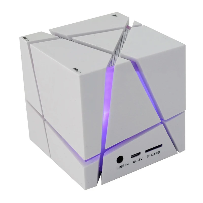 Blueple LOFREE qone7 край Портативный Mini Bluetooth Динамик LED MP3 плеер сабвуфер Колонки