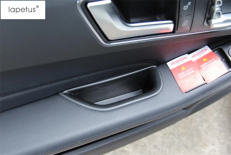 Accessories For Mercedes Benz E Class Sedan 2011 - 2015 Inner Door Multifunction Storage Box Phone Tray Accessory Cover Kit Trim |