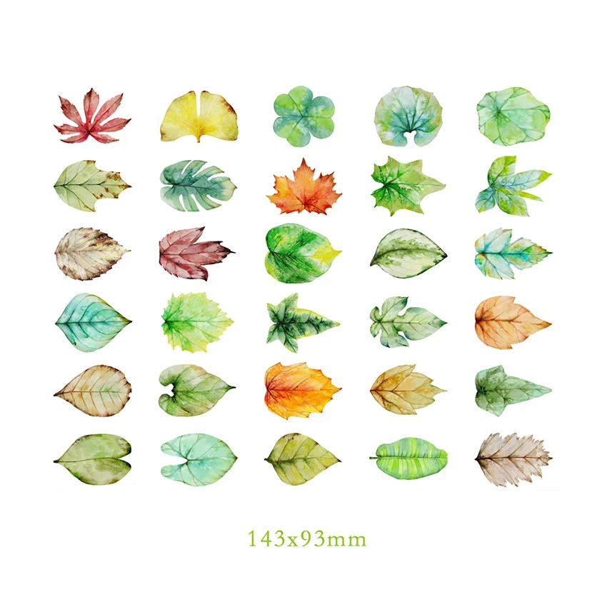 30 шт./компл. Творческий листовая открытка Новинка поздравительная карточка для