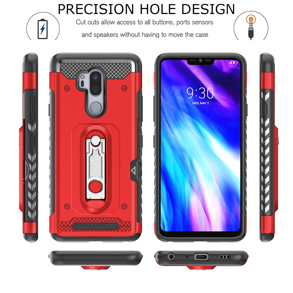 Для lg g7 чехол thinq Чехол g 7 g7thinq тонкий защитный гибридный прочный с подставкой для
