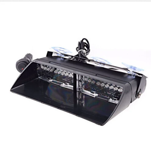 Автомобиль 16 LED Красный/Синий Полицейский стробоскоп вспышка тире аварийный