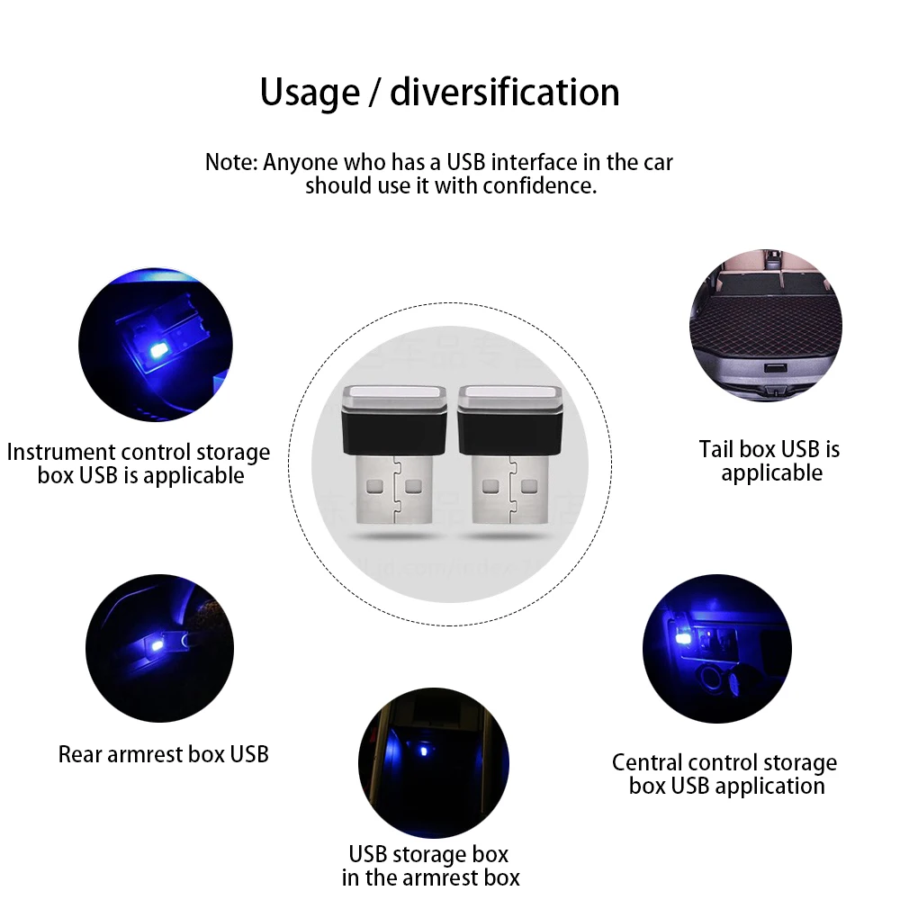 Мини USB светильник светодиодный модельный Автомобильный аксессуары окружающие неоновые интерьерные огни Автомобильные украшения Красочный музыкальный звук USB атмосферный свет