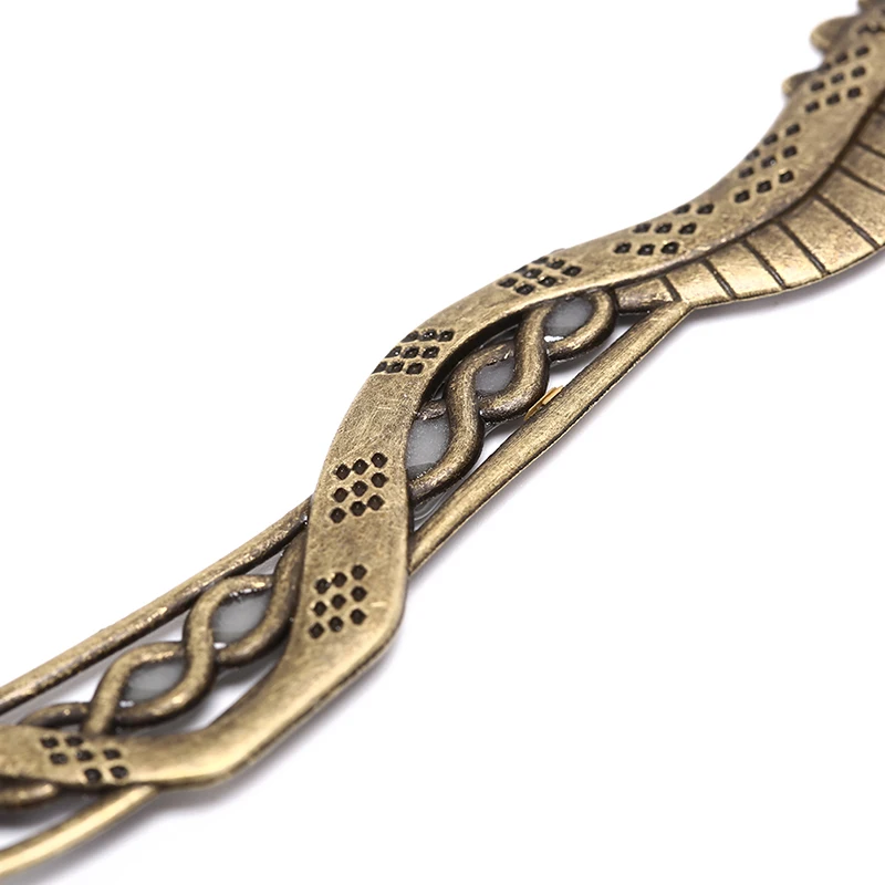 2 шт. светящиеся закладки классические лепестки бусинки металлические листья