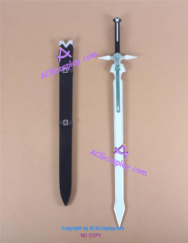 Искусство меча онлайн Кирито белый меч реквизит косплей ПВХ сделанный ACGcosplay |