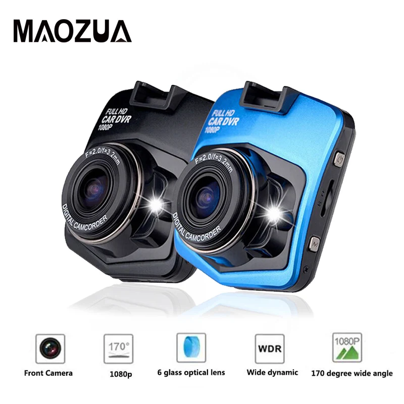 

Mini Car DVR Camera GT300 Full HD 1080P Recorder Dashcam Video Registrator 170 Wide-angle DVRs G-Sensor Night Vision Dash Cam