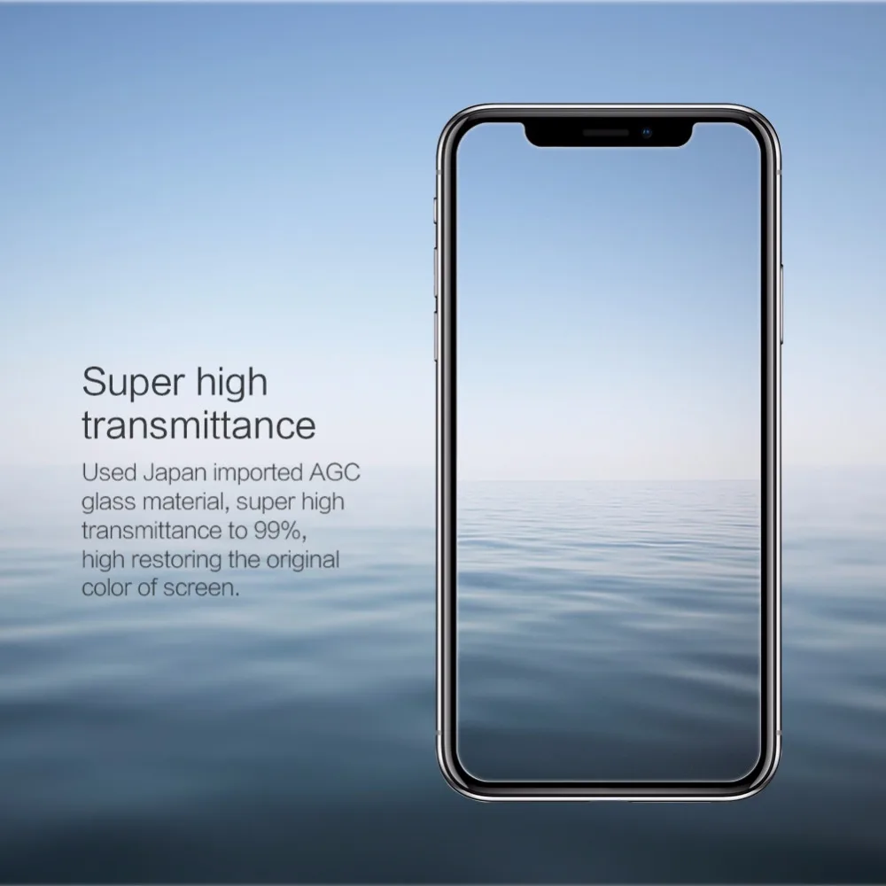 Закаленное стекло NILLKIN для защиты экрана Apple iphone X XS стеклянная защитная пленка
