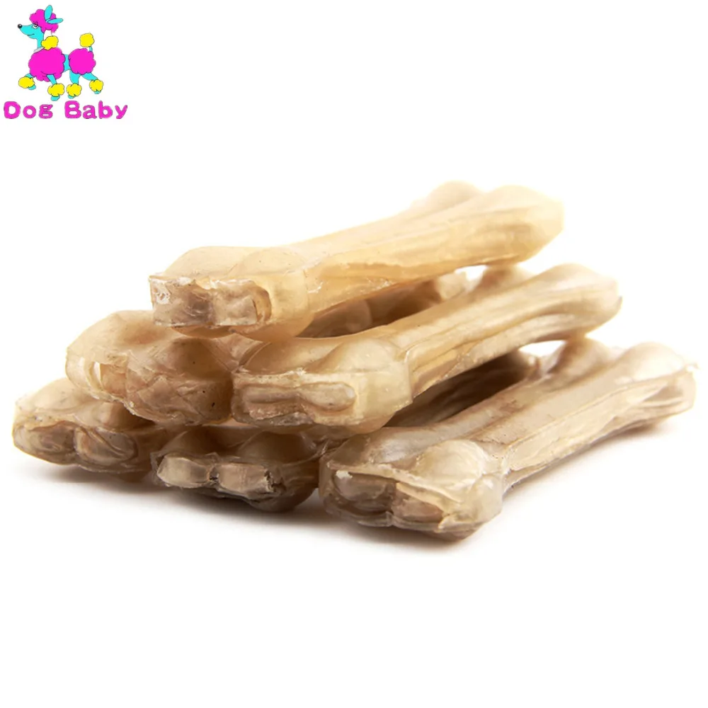

DOGBABY Medium-sized Dog Feeders High quality Buffalo Skins Dog Bite Glue Dogs Bones Dog Molar Rod Clean Teeth Pet Snacks Feeder