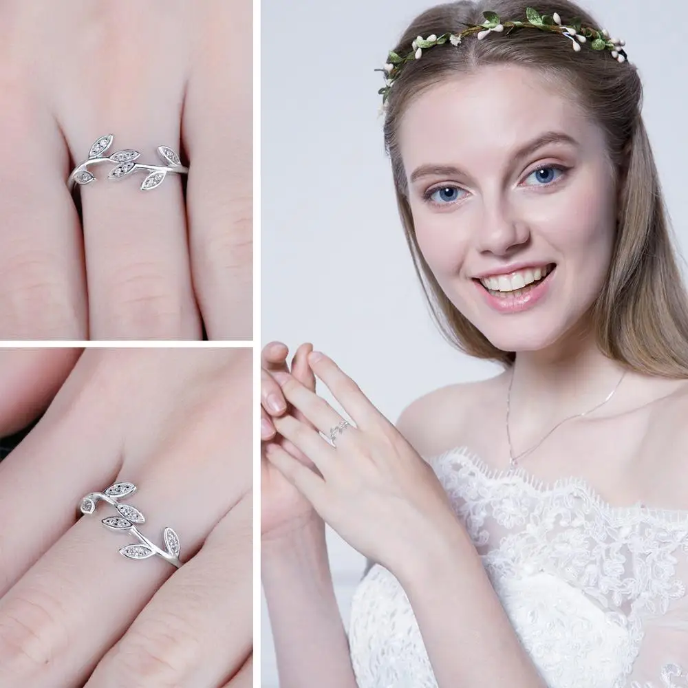 Фото Кольцо женское из серебра 925 пробы с кубическим цирконием №4