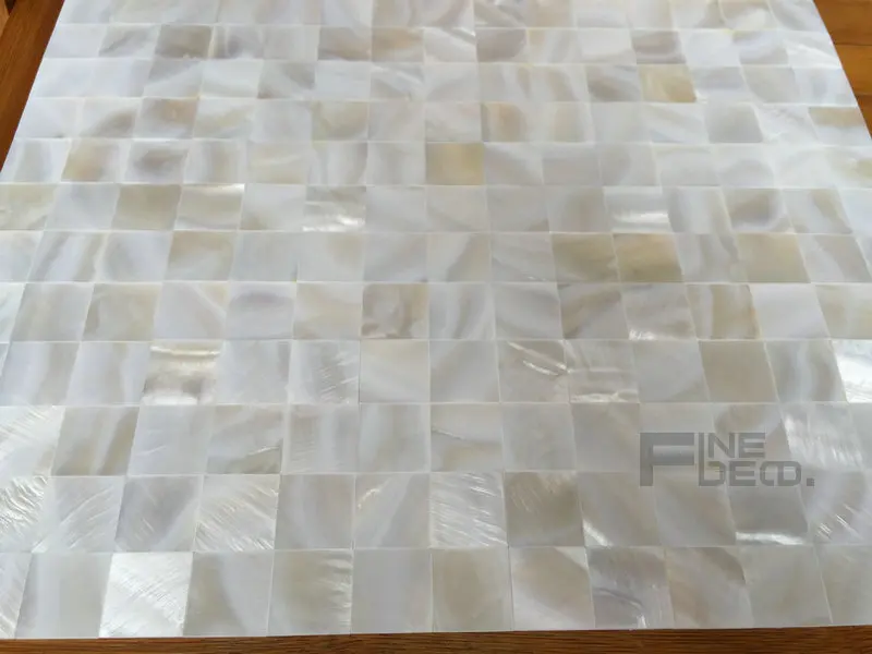 Чистый белый цвет 100% натуральный перламутровый бесшовный узор для украшения