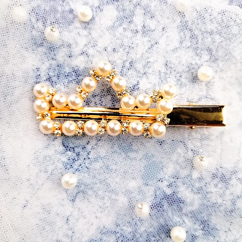 Новинка 2019 жемчужный зажим для волос женщин корейская мода заколка-Пряжка