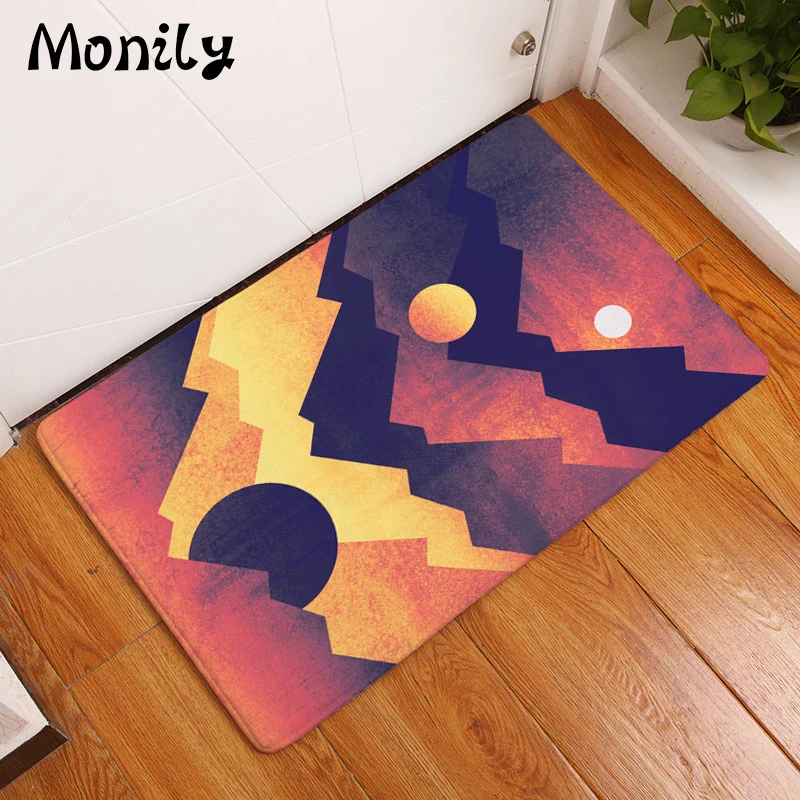 Monily скандинавские Противоскользящие коврики для двери водонепроницаемые ковры