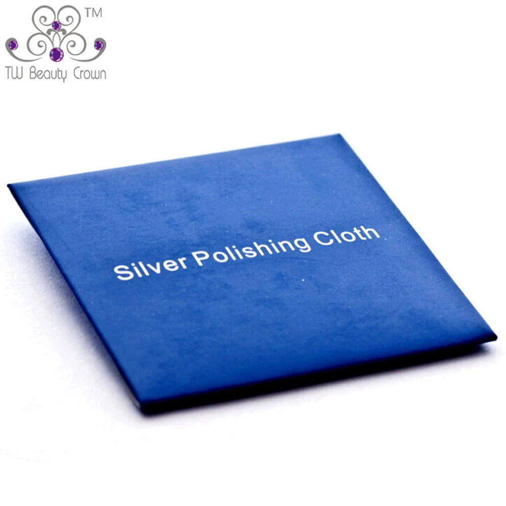 Wholesale New Blue Color Double-faced Flannelette Silver Polishing Cloth Jewelry Cleaning High Quality | Украшения и аксессуары