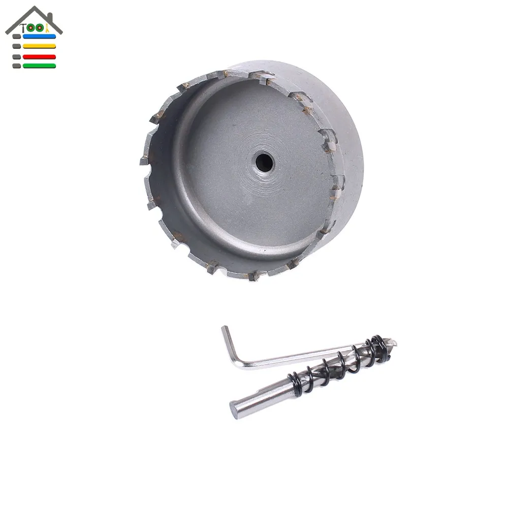 AUTOTOOLHOME 15 38 53 50 55 60 65 70 80 90 мм твердосплавное сверло с наконечником TCT Набор отверстий для сверления из нержавеющей стали и металлического сплава