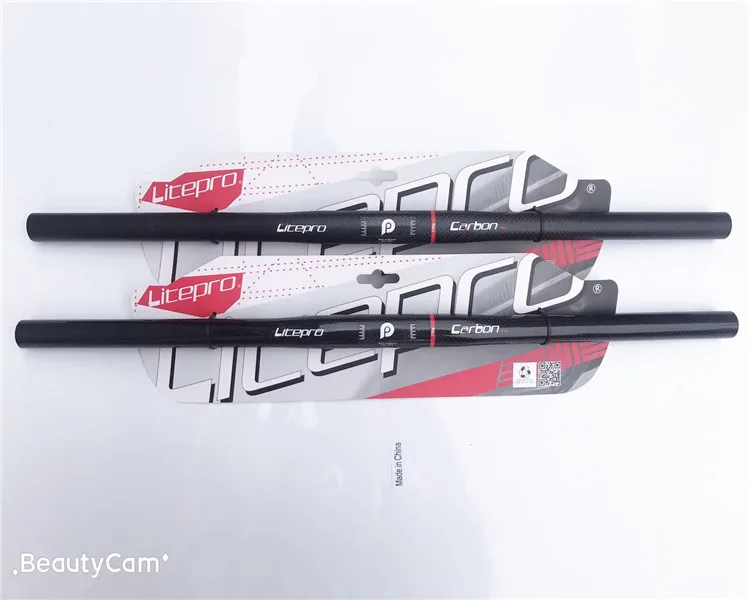 Litepro BMX велосипед руль из углеродного волокна для один-образный LP углерода Pro 25,4*580 мм велосипедный вынос руля рукоятка прямо по горизонтали
