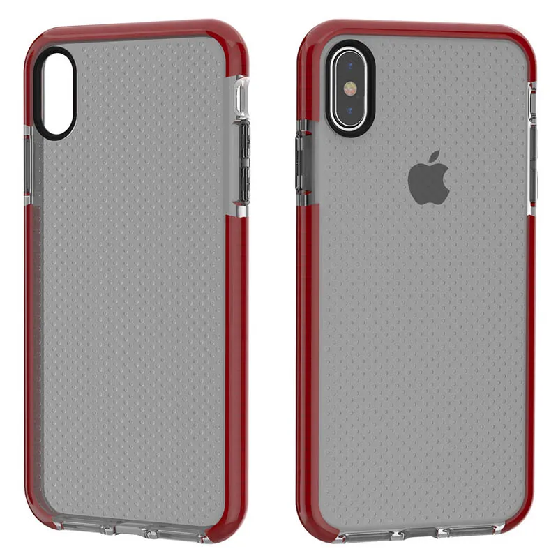 Брендовый защитный противоударный чехол-сетка для iPhone XS MAX XR 8 Plus 7, мягкий чехол из ТПУ для iPhone 11, чехол для телефона