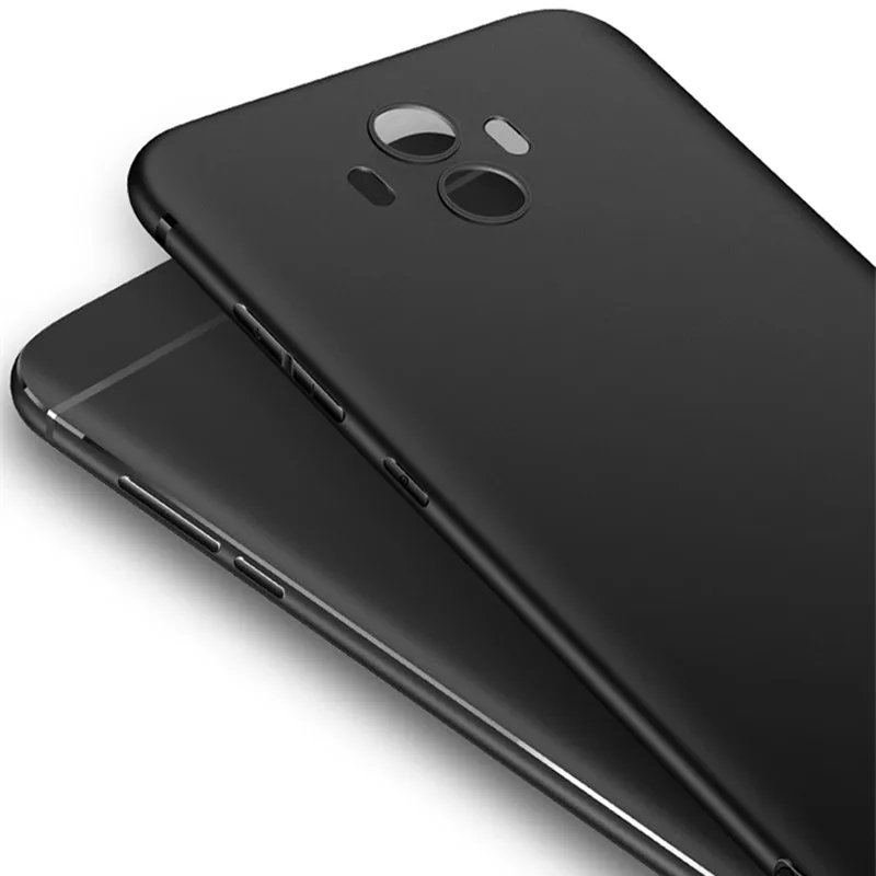 Mpcqc Роскошные сзади Матовый Мягкий силиконовый чехол для Huawei Honor 8 Коврики 10 Lite