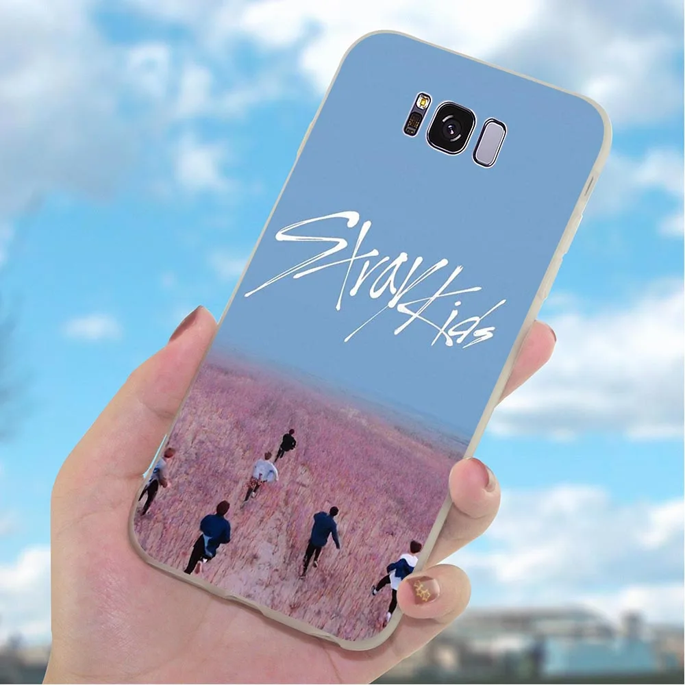Мягкий разноцветный чехол из ТПУ для телефона Galaxy Samsung A40 Stray Kids KPOP Case A50 A3 A6 Plus A5 A7 A8