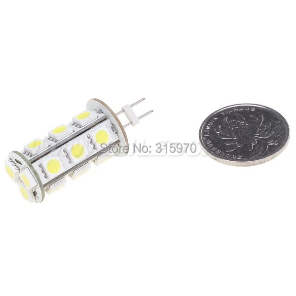 Диммируемая теплая белая 3 Вт G4 18 LED лампа SMD 5050 (широкий вольт и DC10-30V) 360-396LM