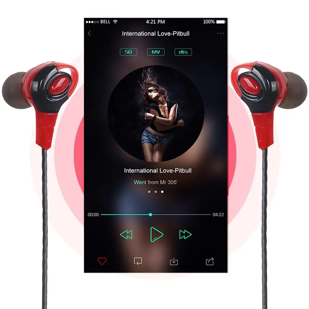 New PVC Memory Wire Earbud Stereo Sport In-Ear 115cm/45.28inch (In Ear) Only Gym Casual Double Earphones | Электроника