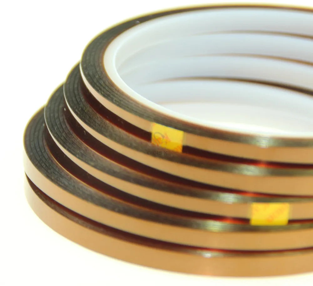 Hot Sale 5mm X 33m 100ft High Temperature Heat Resistant Polyimide Adhesive Tape for Electronic Industry BGA | Инструменты