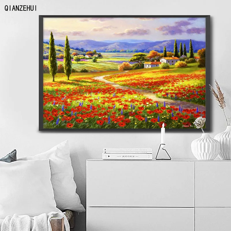 Стразы для рукоделия Пластиковые ремесла алмазная живопись область пейзаж