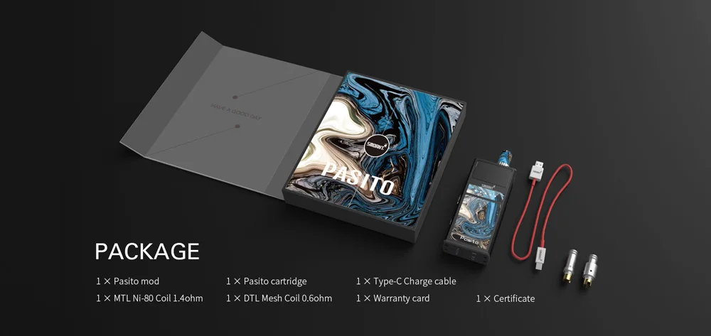 Pod vape Smoant Pasito Pod Kit 1100 мАч встроенный аккумулятор и 3 мл распылитель электронная сигарета vape Kit vs Orion DNA GO Pod Kit