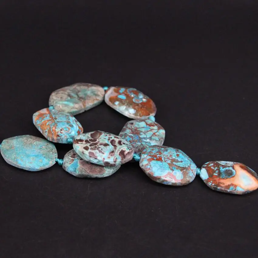 Бусины россыпью из голубого натурального нефрита 15 5 Дюймов необработанные Агаты