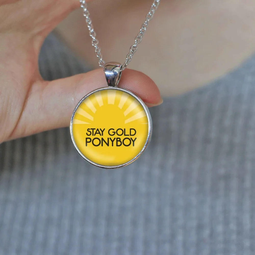 Ожерелье с подвеской жди Gold Ponyboy | Украшения и аксессуары