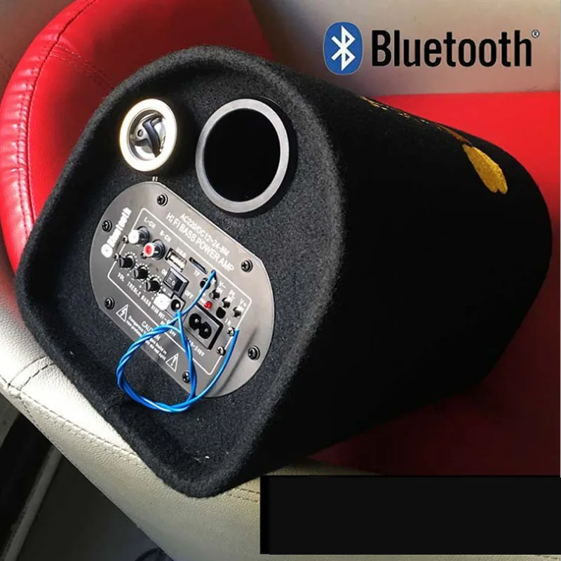 Высокое качество 6 дюймов Автомобильный bluetooth динамик сабвуфер 12V 24V 110V 220V грузовик колесный экскаватор фургоны Громкий бас-динамики