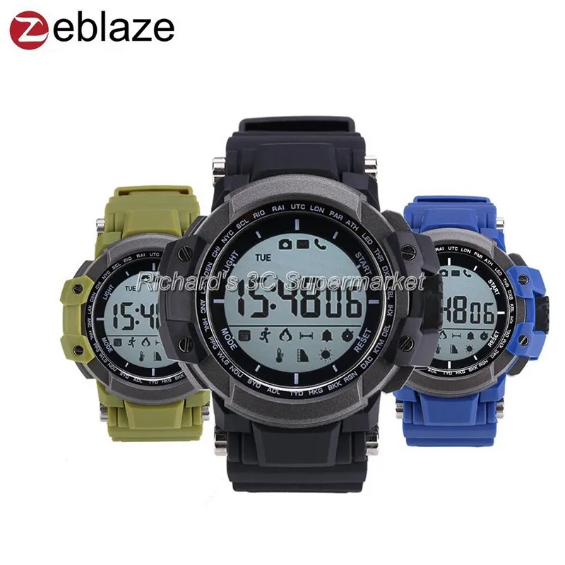 Zeblaze мышцы спортивные Смарт часы BT 4,0 водостойкий Smartwatch Шагомер Смарт Здоровья беспроводные устройства PK Miband 2