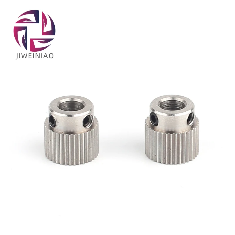 5pcs/lot MK7 MK8 Gear 36tooth Bore 5mm Extruder Feeder Driver Pulley 3D Printers Parts Stainless Steel Teeth Wheels Tooth Part | Компьютеры