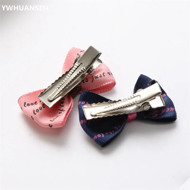 Заколки для волос YWHUANSEN девочек однотонные в горошек 20 шт./лот Разноцветные