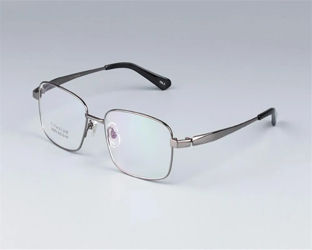 Мужские очки для чтения EYELOOK в деловом стиле полностью титановые модные