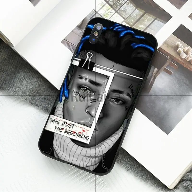 Ruicaica xxxtentacion rapper окрашенные красивые аксессуары для телефонов Чехол Apple iPhone 8 7 6 6S