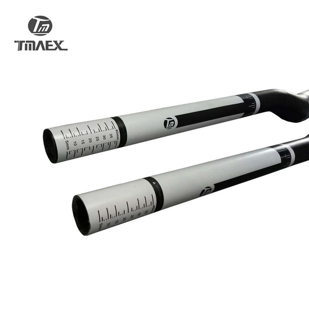 TMAEX Pro Горный велосипед UD белый полностью углеродный руль плоский/подъемный углеродный руль для велосипеда MTB части 31,8 мм 620-760 мм