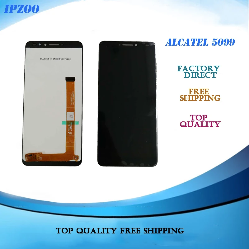 Для Alcatel 3V 5099 ЖК-дисплей + сенсорный экран дигитайзер сборка Замена для ot5099