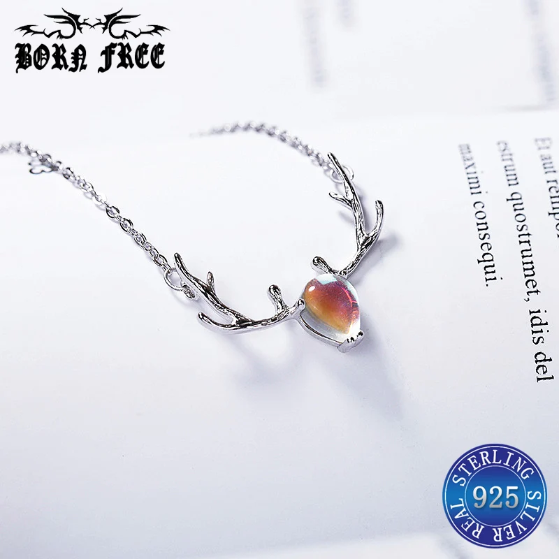 Ожерелья цепочки с подвесками в виде рогов серебро 925 пробы|Ожерелья подвеской| |