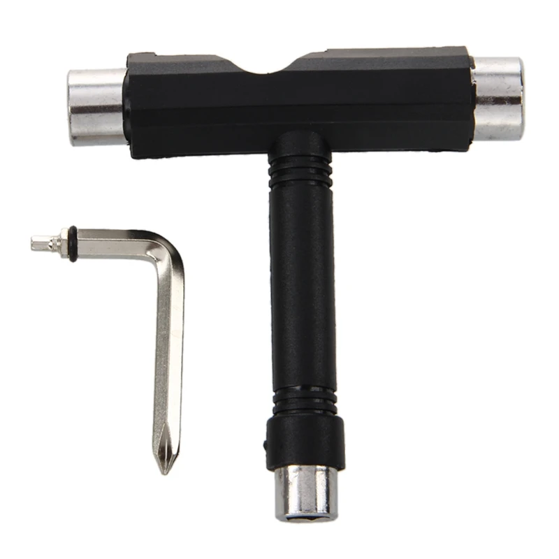 Топ! черный T скейтборд роликовый скейт сверхмощный Мульти инструмент