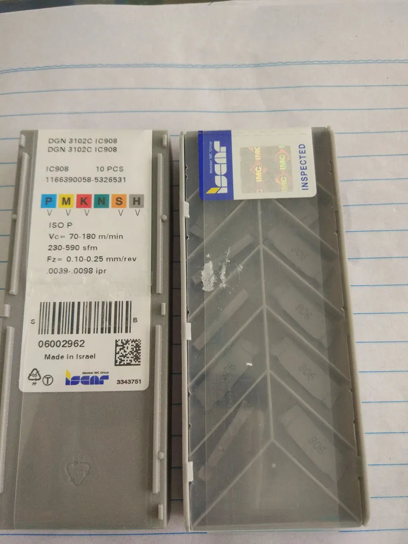 Iscar DGN3102C IC908 карбидная Поворотная вставка ЧПУ канавочный инструмент | Инструменты