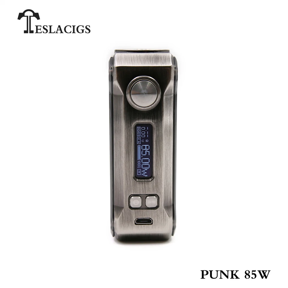 Teslacigs Tesla Punk Mini 85 Вт бокс мод стимпанк стиль 510 нить TC TCR Vape Mod 18650 электронная